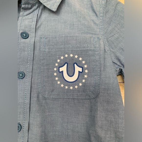 True Religion Button Down Kids Shirt - Picture 3 of 7